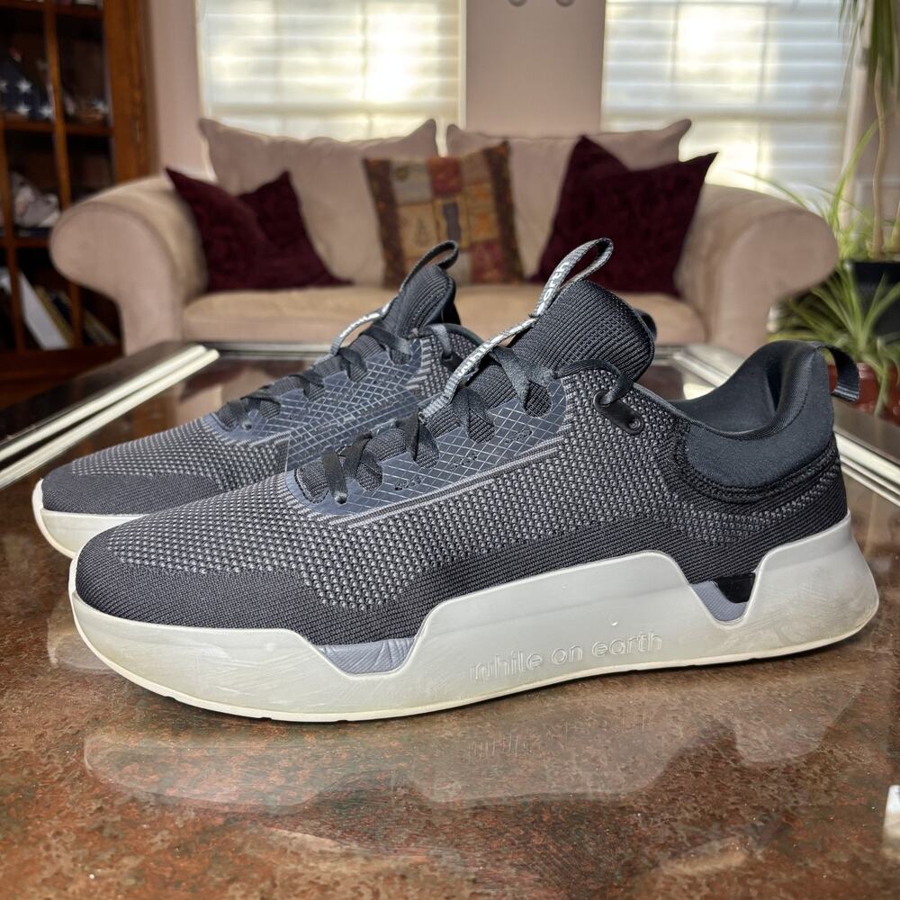 While On Earth Move Trainer Shoes Mens 13 Black Athletic Weightlifting Sneakers